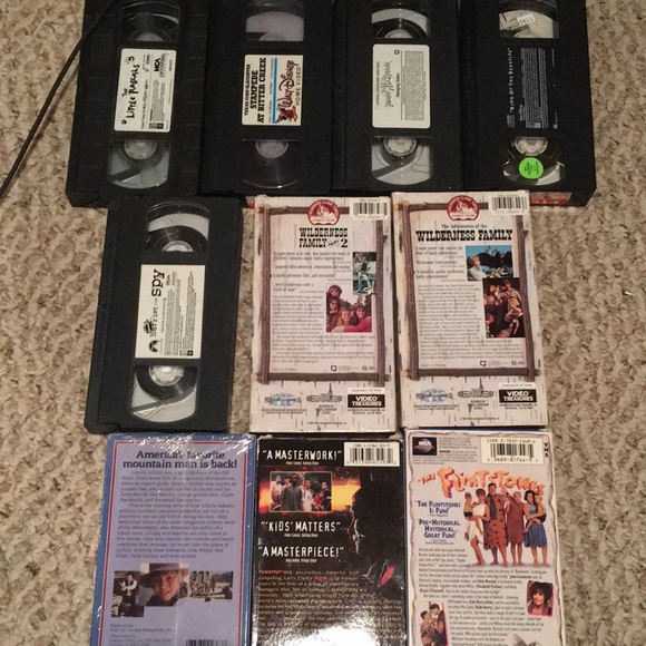 10 vintage VHS cassettes - Picture 2 of 3